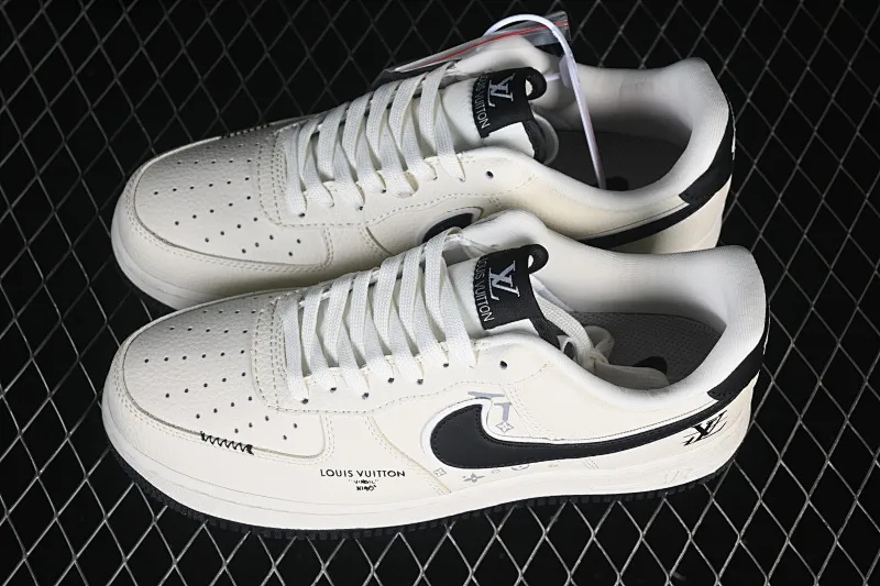 All Categories Nk Air Force 1 Air Force Series Nk Air Force 1 Low Air Force Low Nike Air Force 1'07 Low Co-branded Beige and Black Hook Air Force 1 Low-top Casual Shoes LD1999-001